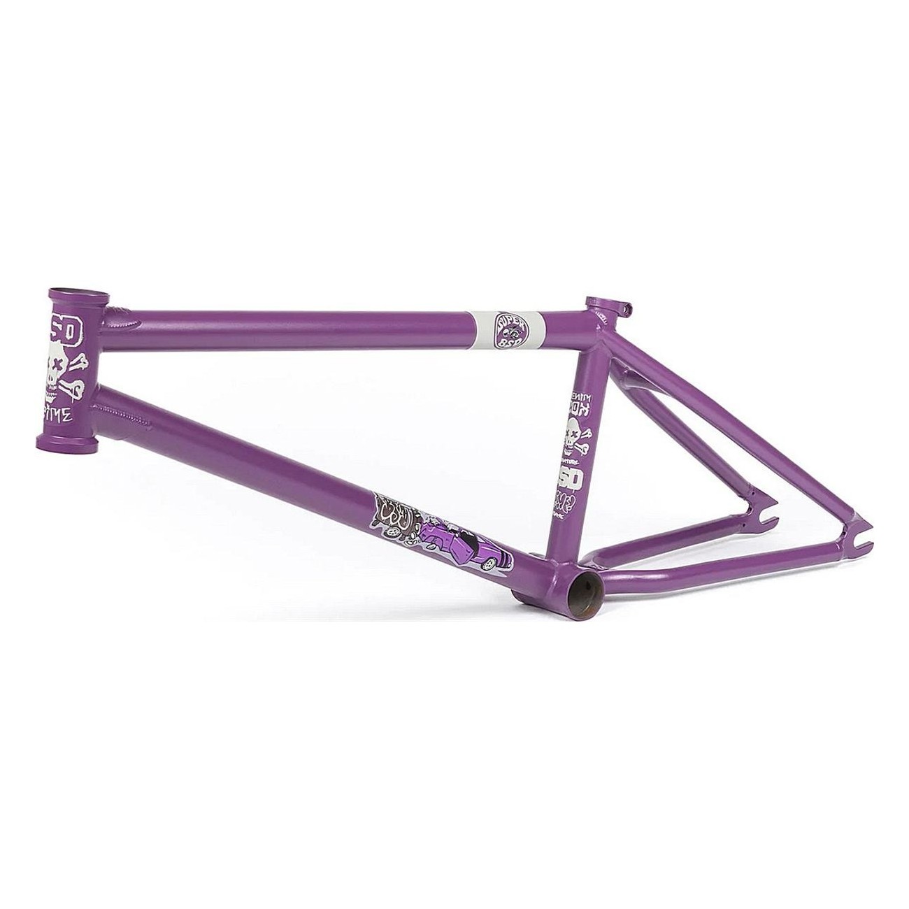 Grime 21' Crazy Plum Frame in Japanese CrMo 4130, Purple, 2022 Model - 1