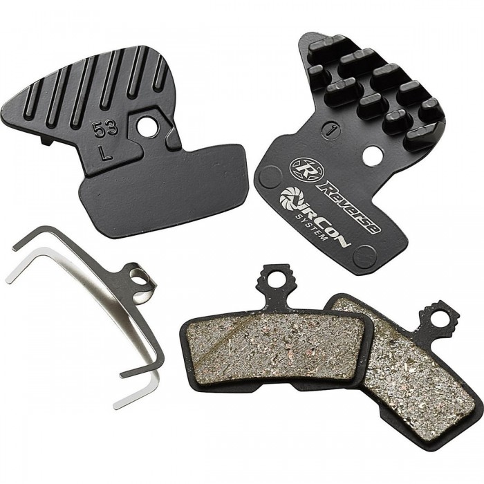 REVERSE AirCon Brake Pads with Cooling Fins - Compatible with Avid Code - 1