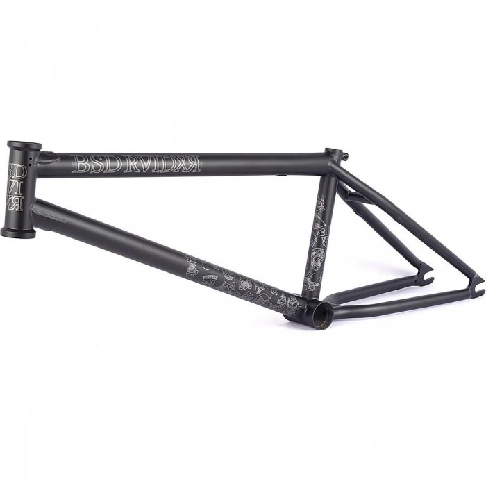 Cadre BMX Raider V3 21.9' Noir - Résistant et Performant pour Cyclistes Grands - 1