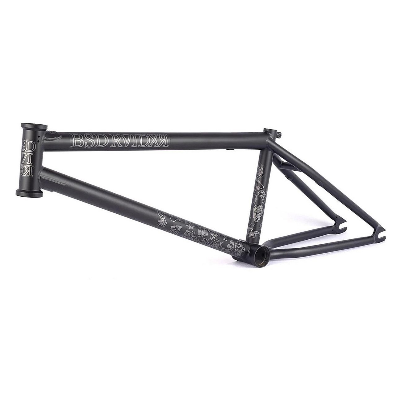 BMX Frame Raider V3 21.9' Black - Durable and Performance for Tall Riders - 1