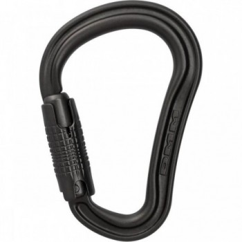 HMS Locksafe Carabiner Grey Matte 77g for Climbing with Short Gate - 1