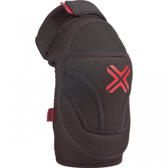 Fuse Delta XXL Black-Red Neoprene Duratex Knee Brace with Memory Foam - 1