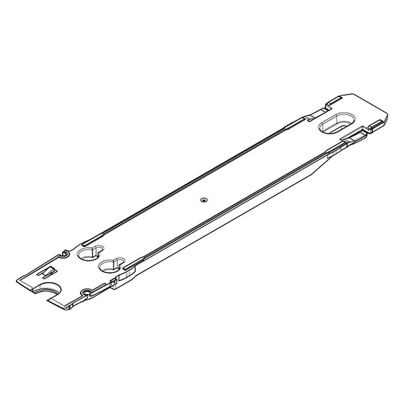 Binario Guida Batteria per Portapacchi PowerPack 400/500 Rack - Montaggio Sicuro e Stabile - 1 - Altro - 4054289010652