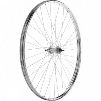 26' 3/8 Steel Front Wheel for V-Brake with Nuts - Durable and Reliable - 1