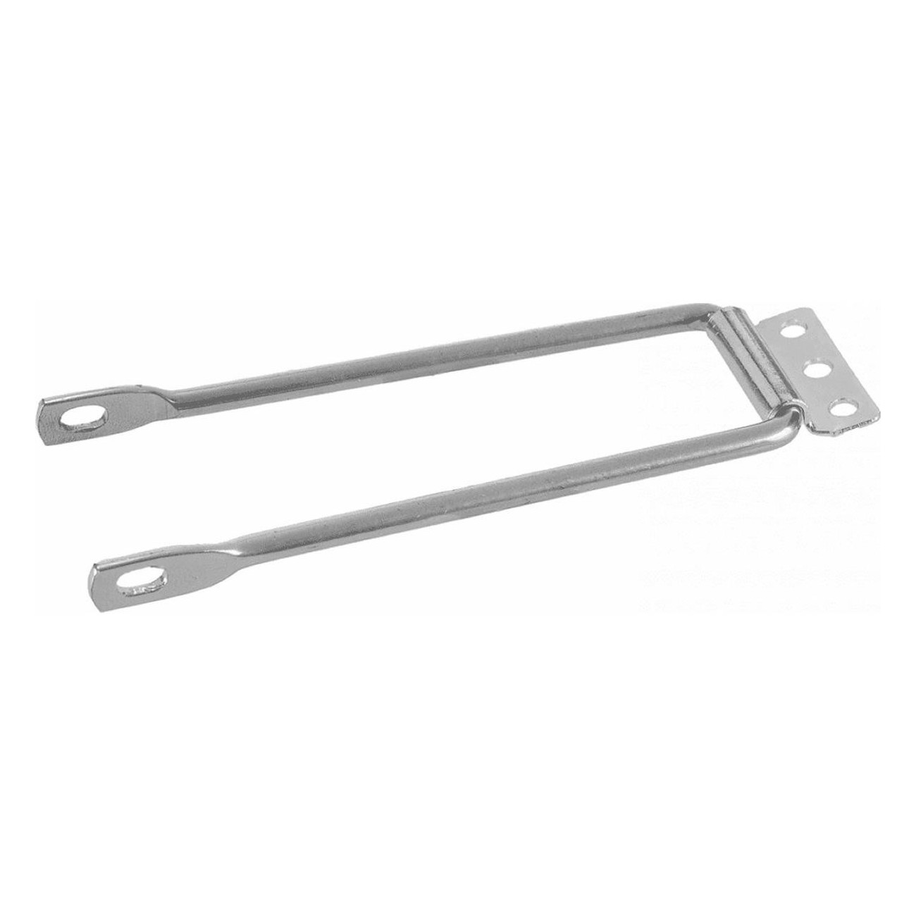 Placa Portaequipajes de Acero Silver 140mm para Ruedas 24''-28'' - 1