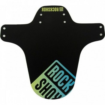 RockShox MTB Mudguard Black-Yellow/Blue Gradient with Fork Protection - 1