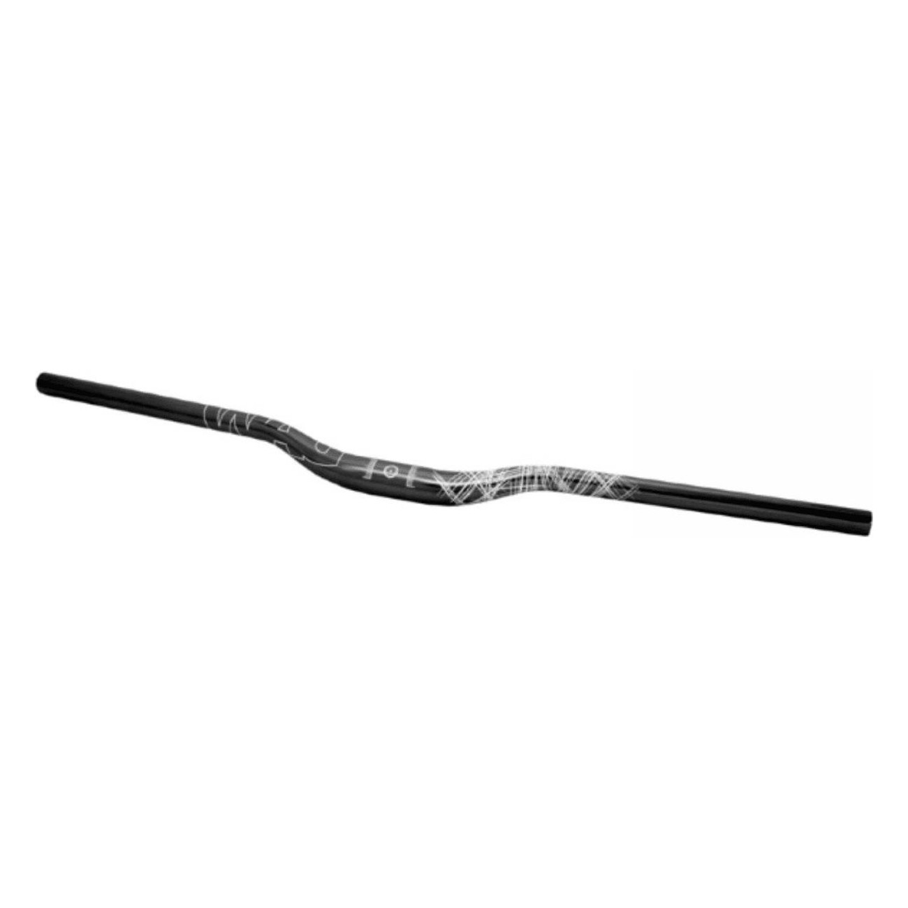 MTB Lenker aus Aluminium 6061 T6, 780mm, Ø31.8mm, 30mm Erhöhung, Schwarz - 1