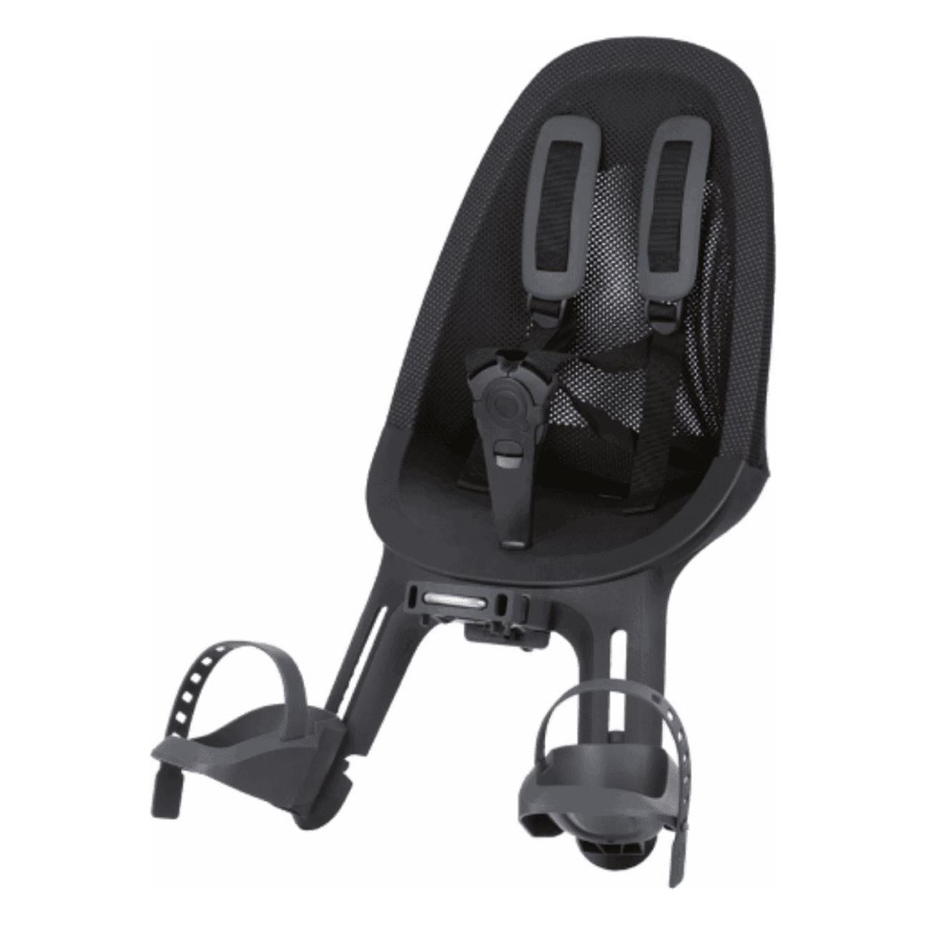 Sillín Frontal Qibbel Air Negro para Bicicleta, Seguro y Cómodo hasta 15 kg - 1