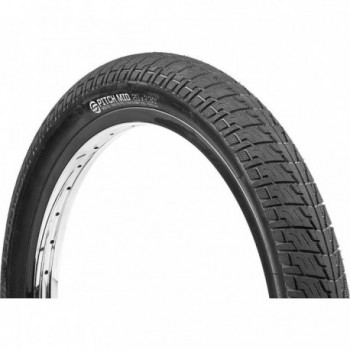 Salt 20x2.2 Pitchmid Black Tire with Print for BMX, High Traction and Durability - 1