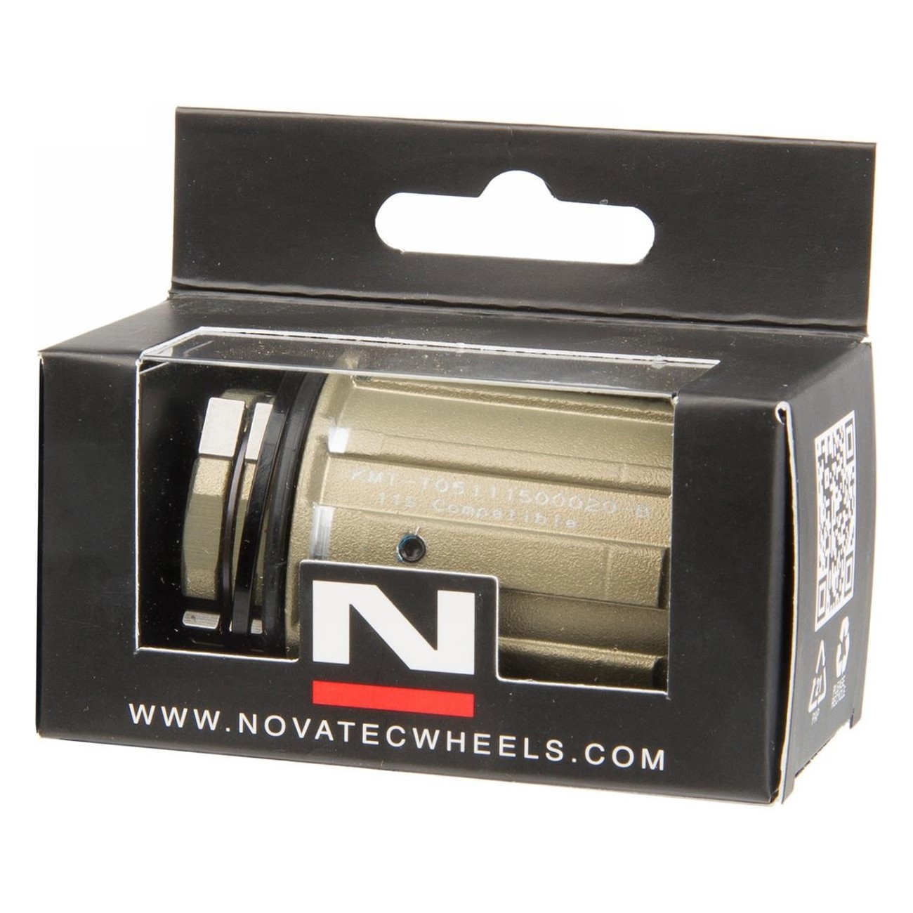 Novatec B2 Freehub Body in Aluminum for Shimano 8-11 Speed Cassettes - 3