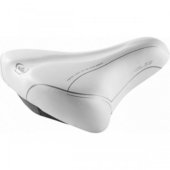 Sella Citybike Feliz Bianco 260x120 mm, 380g, Skay, Comfort e Stile per Bicicletta Urbana - 1 - Selle - 8051772127152