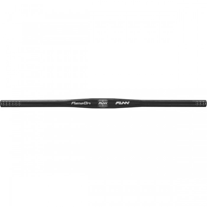 Guidon FLAME PG 31,8mm x 680mm en Alliage 6061 Noir, 0mm Rise, Poids 210gr - FUNN - 1