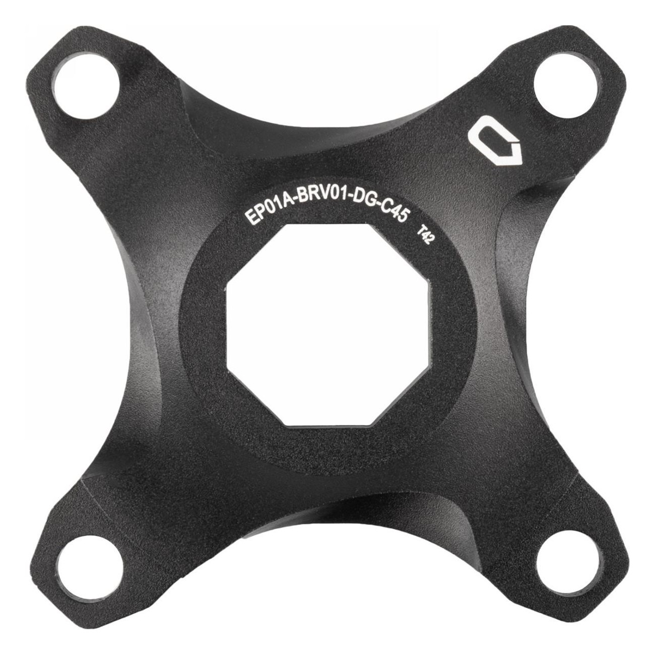 Black Anodized Aluminum Spider for 45 mm Chain Line MV - 1