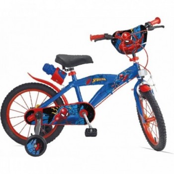 Bicicleta para Niños 14' Spiderman - Diseño Seguro y Divertido - 1