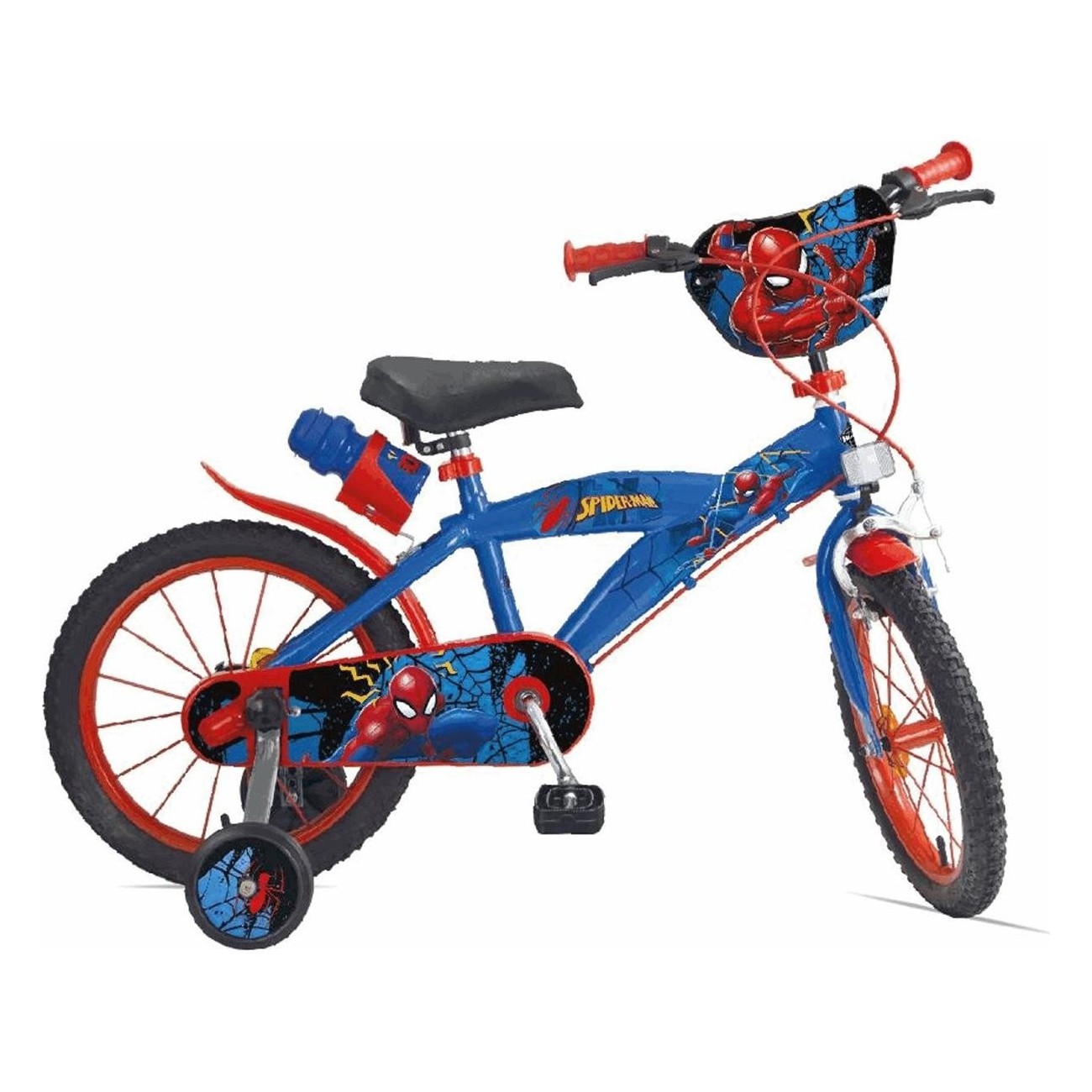 14' Spiderman Kids Bicycle - Safe and Fun Design - 1