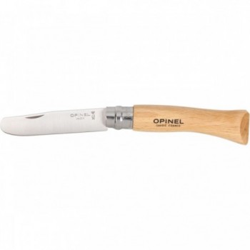 Coltello Opinel N.07 con Punta Tonda in Faggio e Sistema di Sicurezza VRI - Blister - 1 - Coltelli - 3123840012211