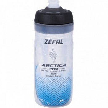 Arctica Pro Thermosflasche 550ml Grau/Blau mit Pro Cap System - 1