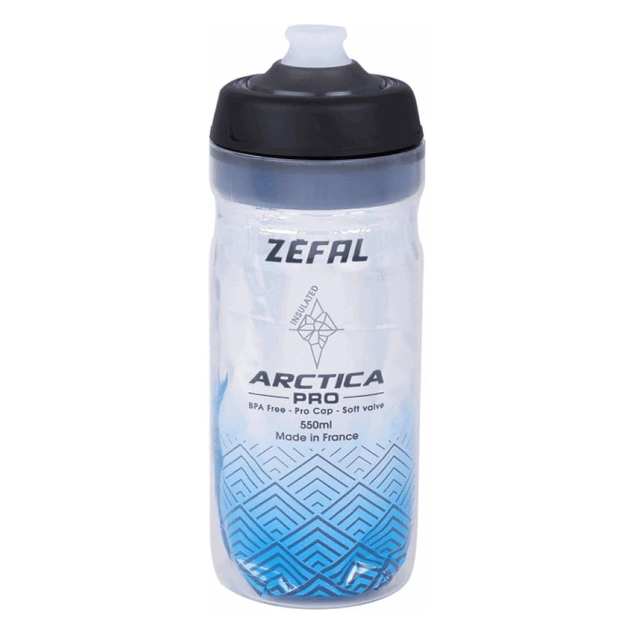 Arctica Pro Thermosflasche 550ml Grau/Blau mit Pro Cap System - 1