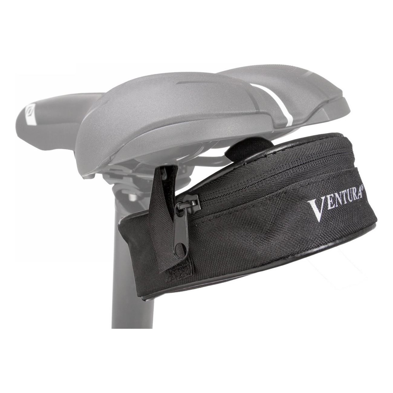 Ventura Black Reflective and Water-Repellent Saddle Bag 140x85x50 mm - 2