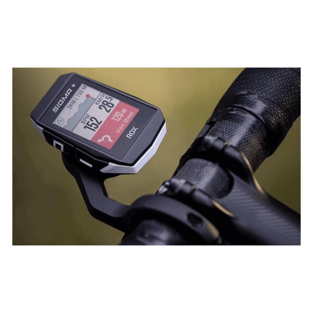 Supporto ordinateur noir pour Rox 11.1 GPS, compatible avec guidons 25,4-31,8 mm - 2