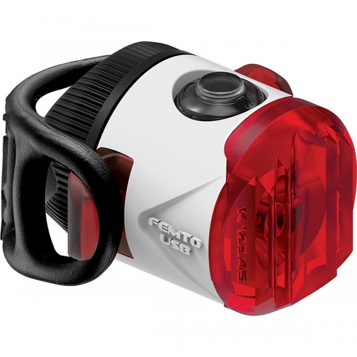 Luz Trasera Led Femto USB StVZO Blanca - Seguridad y Visibilidad en Bicicleta - 1