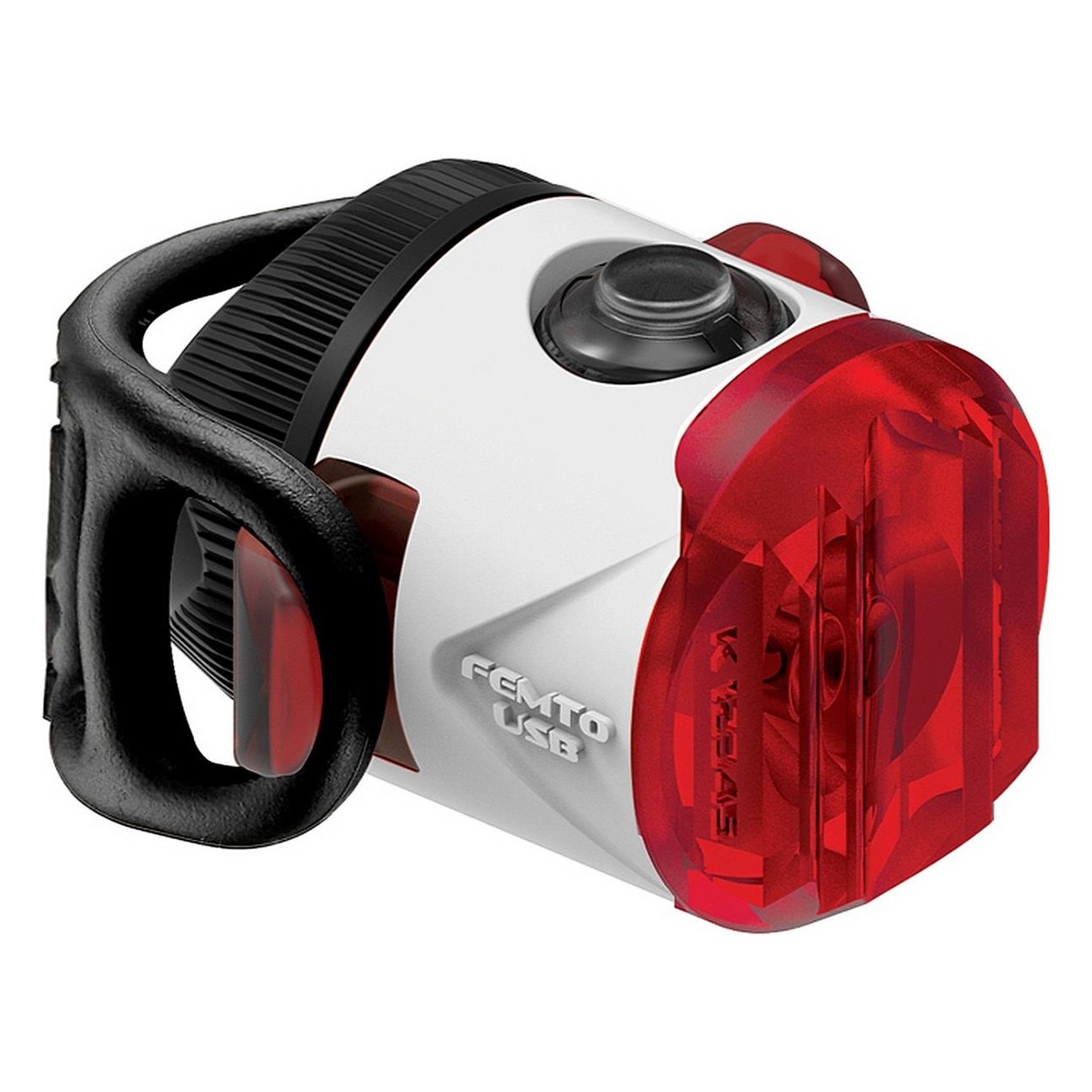 LED Femto USB Rear Light StVZO White - Safety and Visibility for Biking - 1