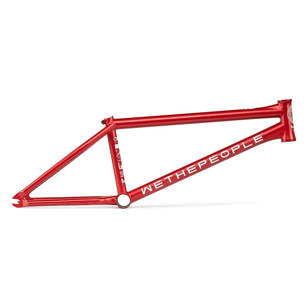 Cuadro BMX Wethepeople Network 2021 21.1' TT Rojo Mate - Dan Kruk Sin Frenos - 1