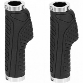 Ergonomic Rubber Grips Black/Grey for Adults - Optimal Comfort & Control - 1