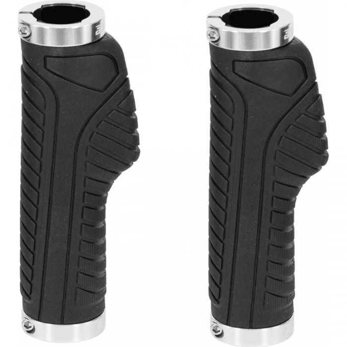 Ergonomic Rubber Grips Black/Grey for Adults - Optimal Comfort & Control - 1