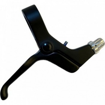 Black Left Lever for Kids in 6061 T6 Alloy - Super Short Reach - 1