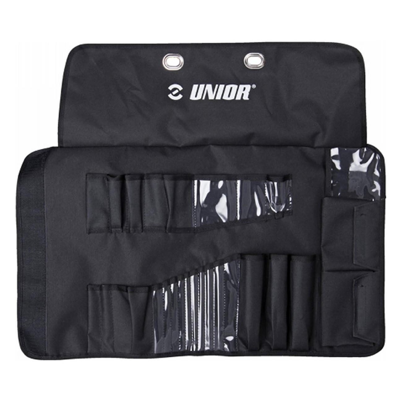 Waterproof Roll-Up Tool Bag Unior with Side Pockets and Velcro® Strap - 1