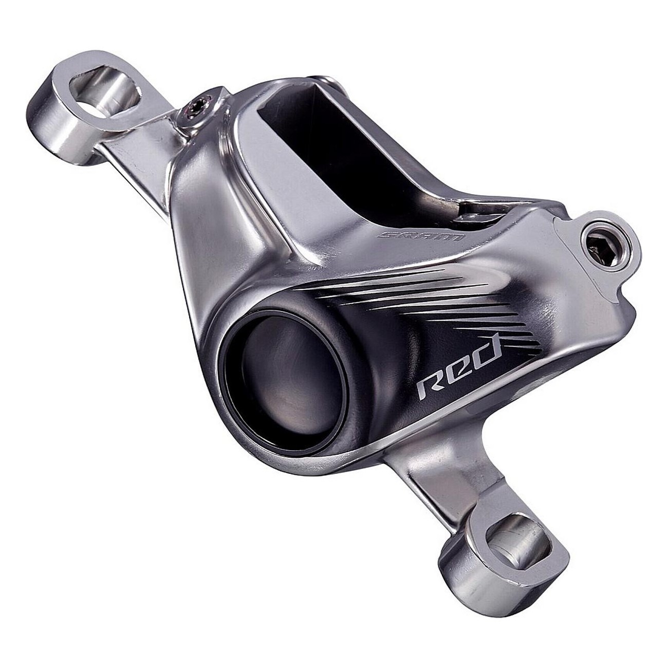 Red eTap HRD Disc Brake Caliper Group Post Mount Falcon Grey - 1