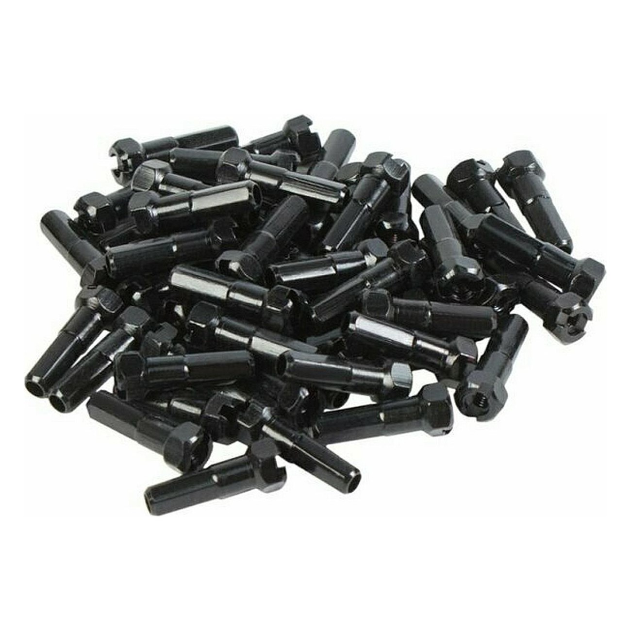 40-Piece Black Nipples and Tools - Hexagonal Aluminum for Superior Performance - 1