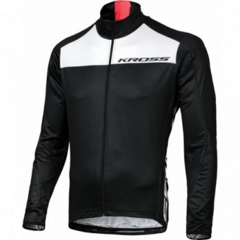 Giacca Invernale Kross Pro Team Nera Taglia M con Tasche e Inserti Riflettenti per Ciclismo - 1 - Gilet - 5904993329436