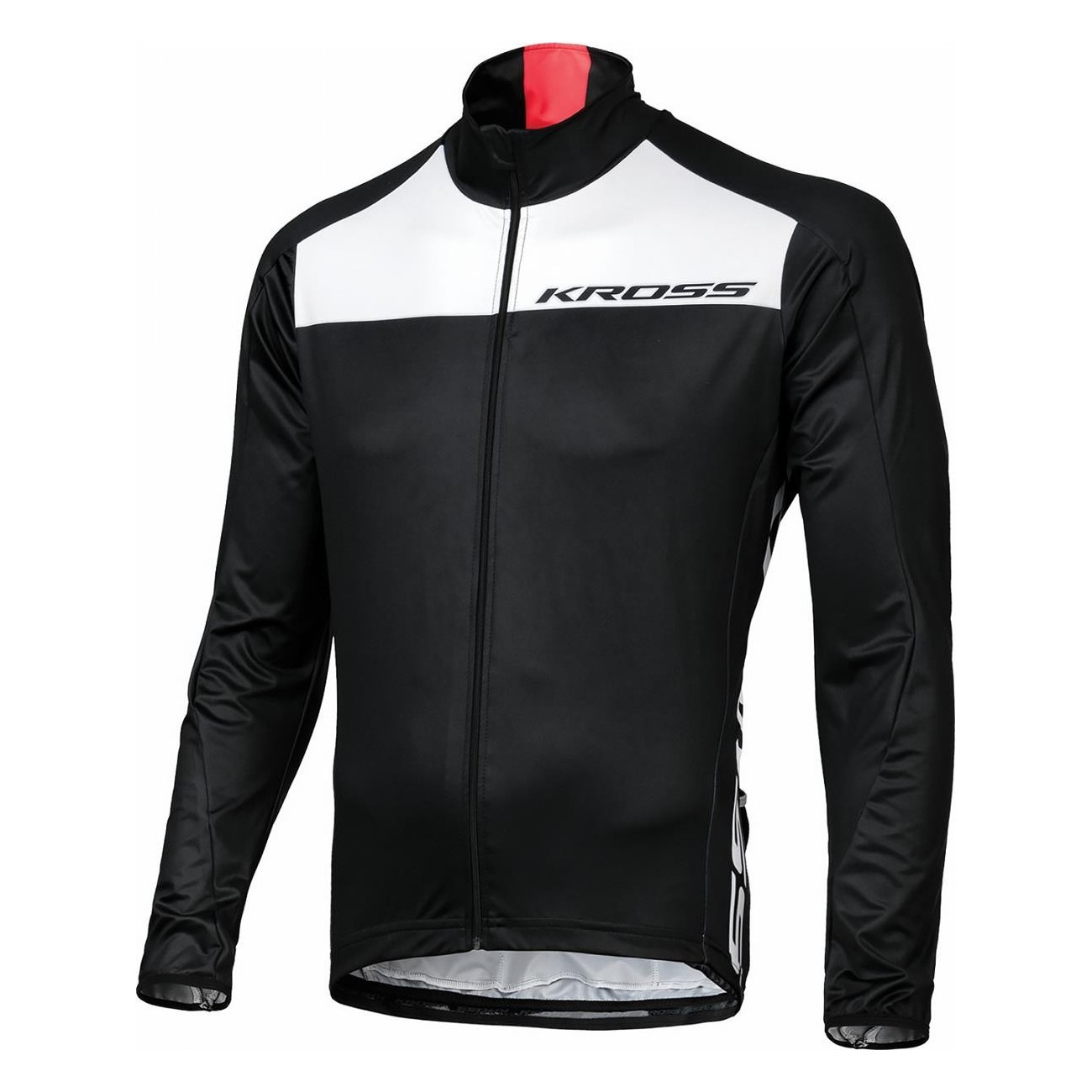 Giacca Invernale Kross Pro Team Nera Taglia M con Tasche e Inserti Riflettenti per Ciclismo - 1 - Gilet - 5904993329436