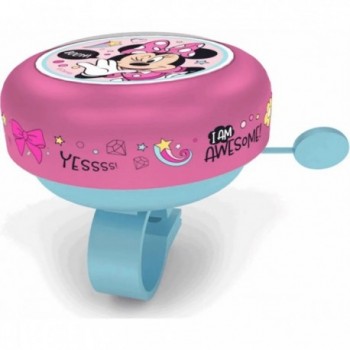 Timbre de Bicicleta Disney Minnie Rosa en Acero ø 55 mm para Niña - 1