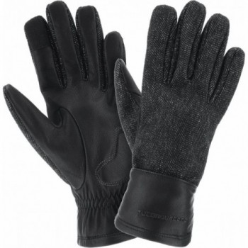 Women's Black Waterproof Bike Gloves with Removable Liner - Size L - 1