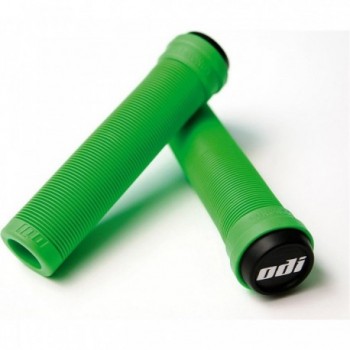 Manopole BMX Longneck SL Senza Flangia Verde Lime 135mm - Comfort e Prestazioni - 1 - Manopole - 0711484169731