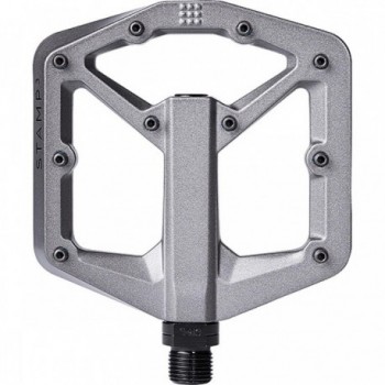 Pédales plates Crankbrothers Stamp 3 Gris Small pour Freeride, Enduro et Downhill - 1