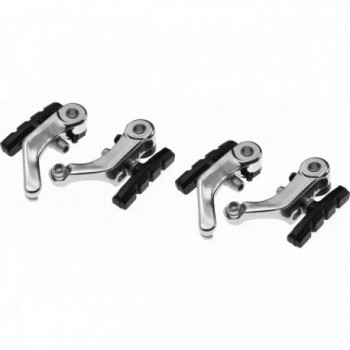 Mechanical Aluminum Cantilever Brake Silver for MTB - 1