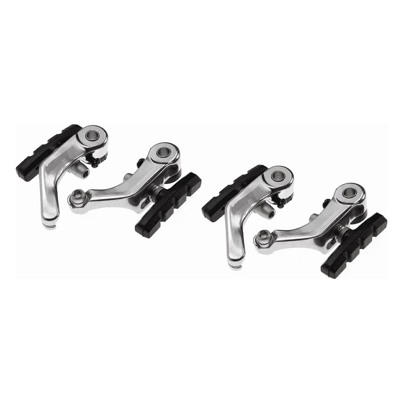 Mechanical Aluminum Cantilever Brake Silver for MTB - 1