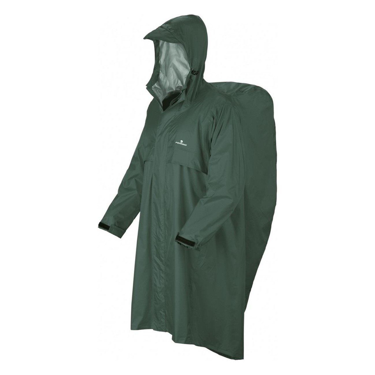 Capa Trekker Impermeable L/XL Verde para Senderismo y Viajes - 1