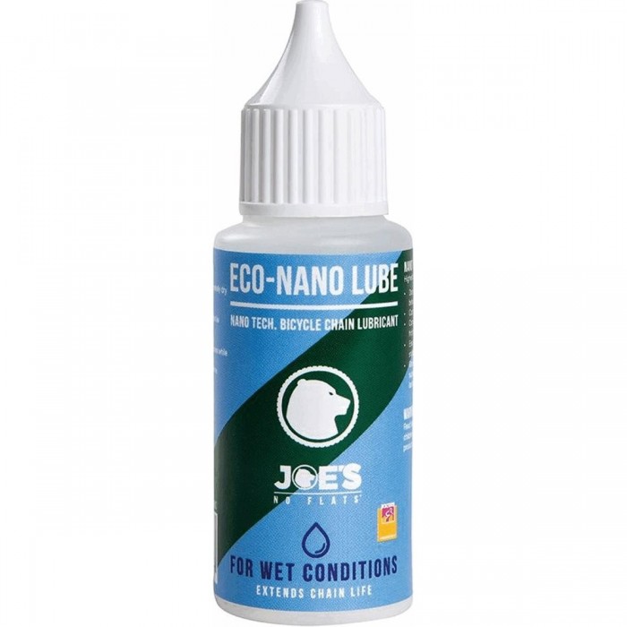 Eco Nano Lube 30ml Lubricant Oil with PTFE for Wet Chains, Water Resistant - 1