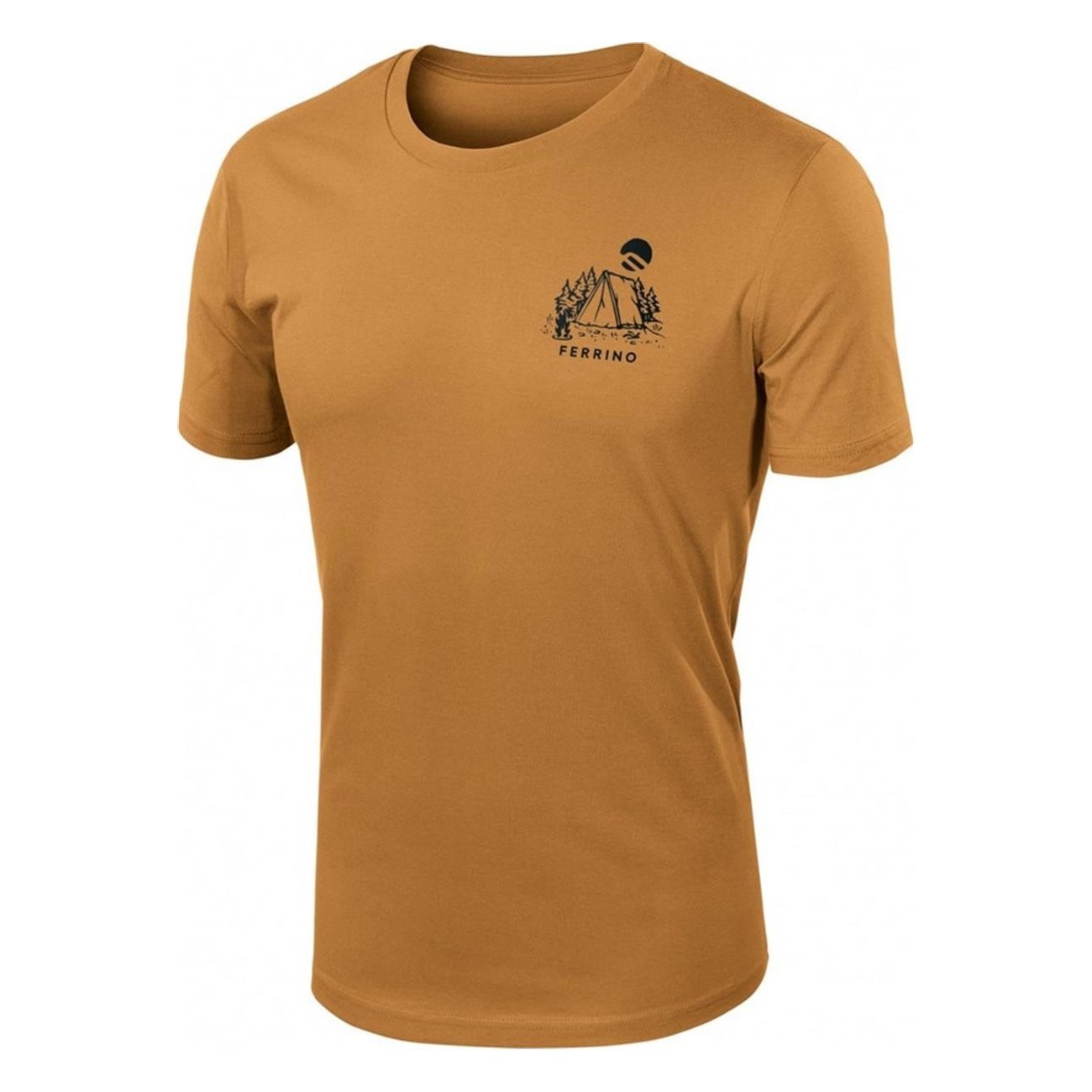 Camiseta unisex caqui XXS de algodón orgánico GOTS trekking 180g/m² - 1