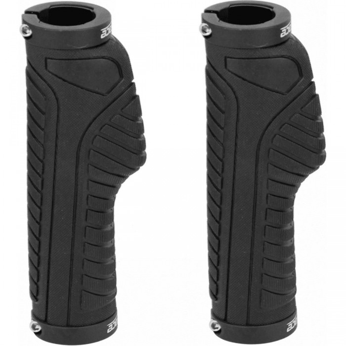 High-Quality Black Rubber Ergonomic Grips for Adults - 1