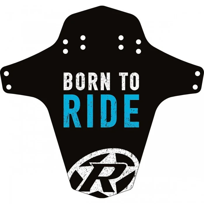 Guardabarros Reverse Born to Ride Negro/Azul - Montaje Delantero y Trasero - 1