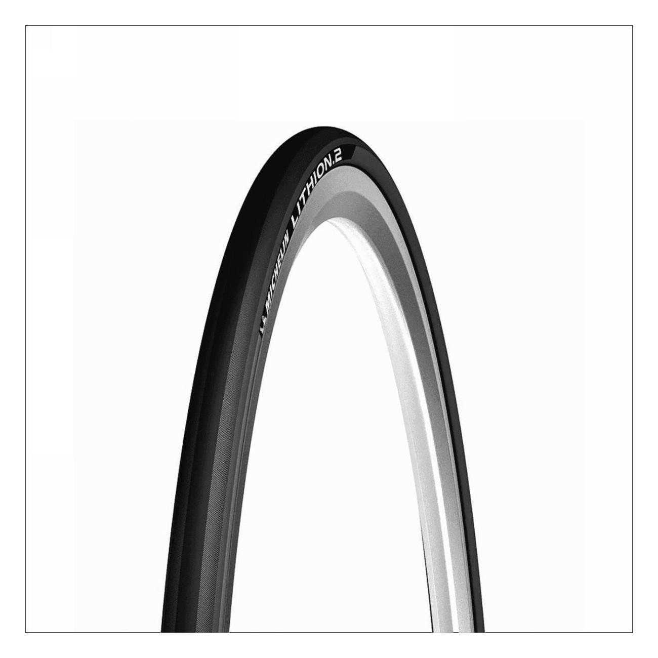 700x25 Lithion 2 V3 Folding Road Bike Tire Black/Grey - High Durability - 1