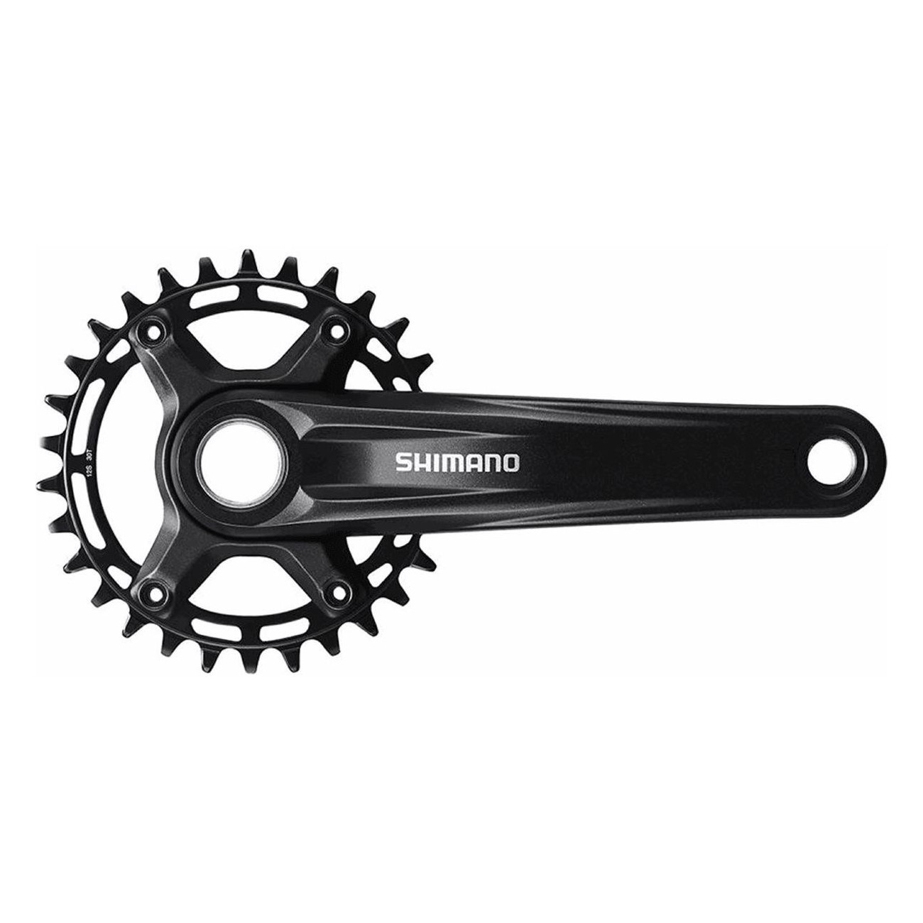 Bielas Shimano MT510 MTB 1x12V, 30T, Brazo de 175mm, Color Negro - 1