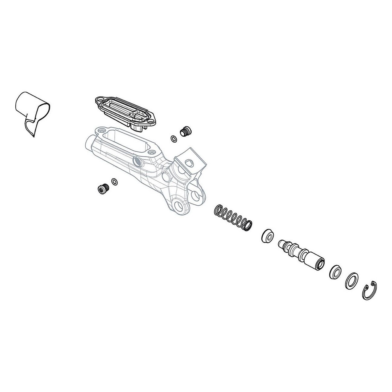 Kit de Mantenimiento Interno para Palanca de Freno Disco V2 R/RE/DB5 - 2