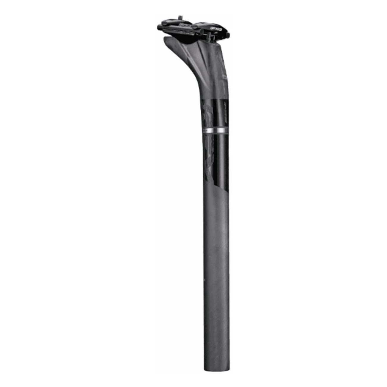 Tige de selle VTT KFX SB25 en carbone noir 31.6x400mm avec MTC - 1